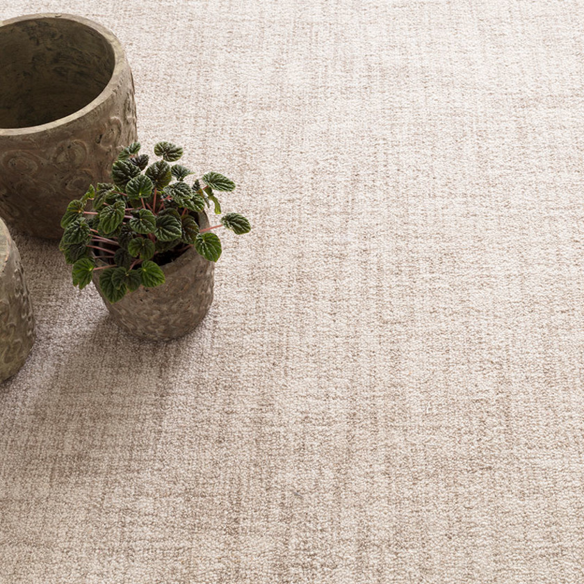Crosshatch Hand Hooked Wool Rug -  Ivory, 2' x 3',Ivory