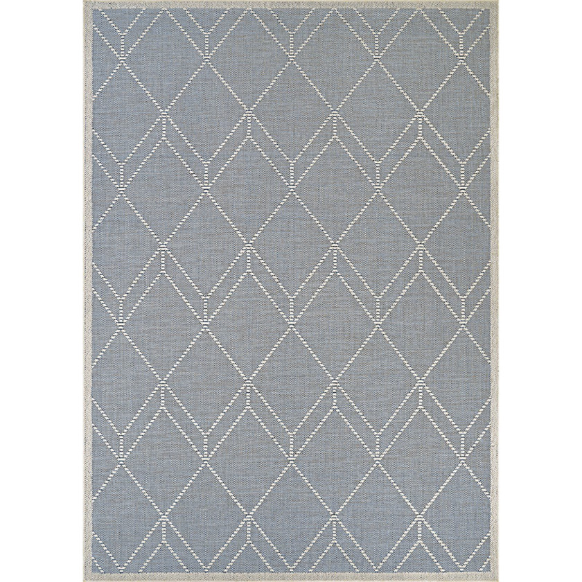 Cubic Diamond Woven Outdoor Rug