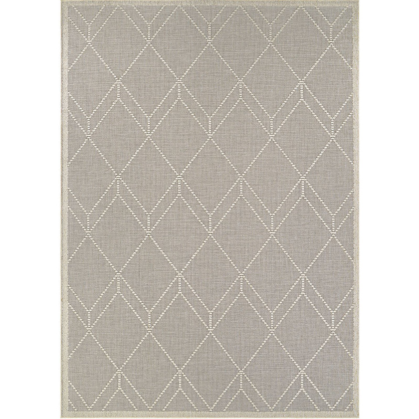 Cubic Diamond Woven Outdoor Rug