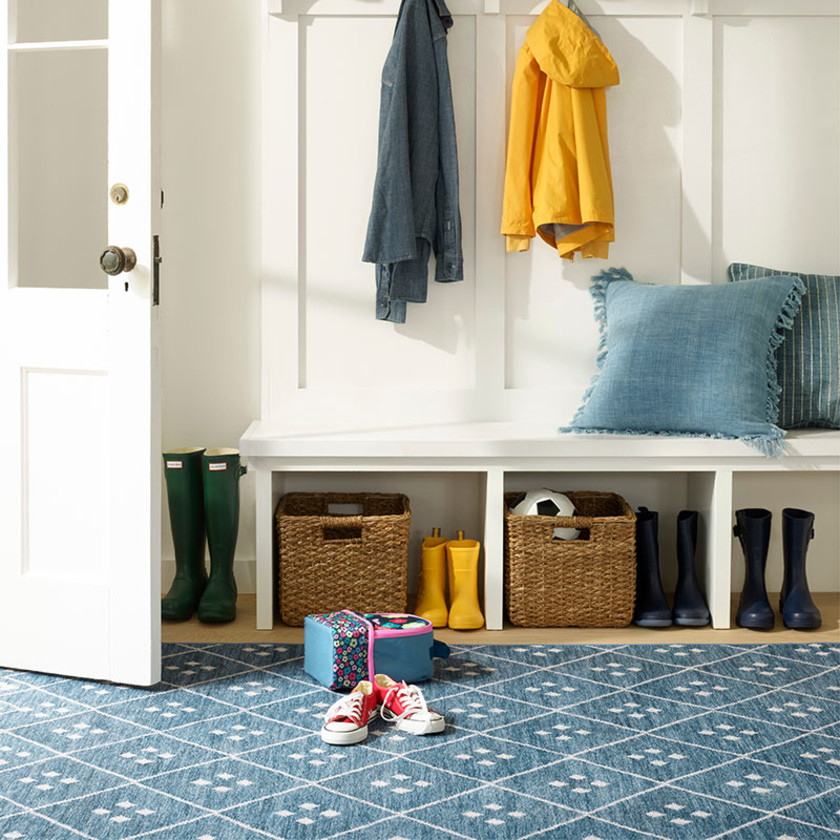 Kota Washable Rug - Indigo, 2' x 3',Indigo