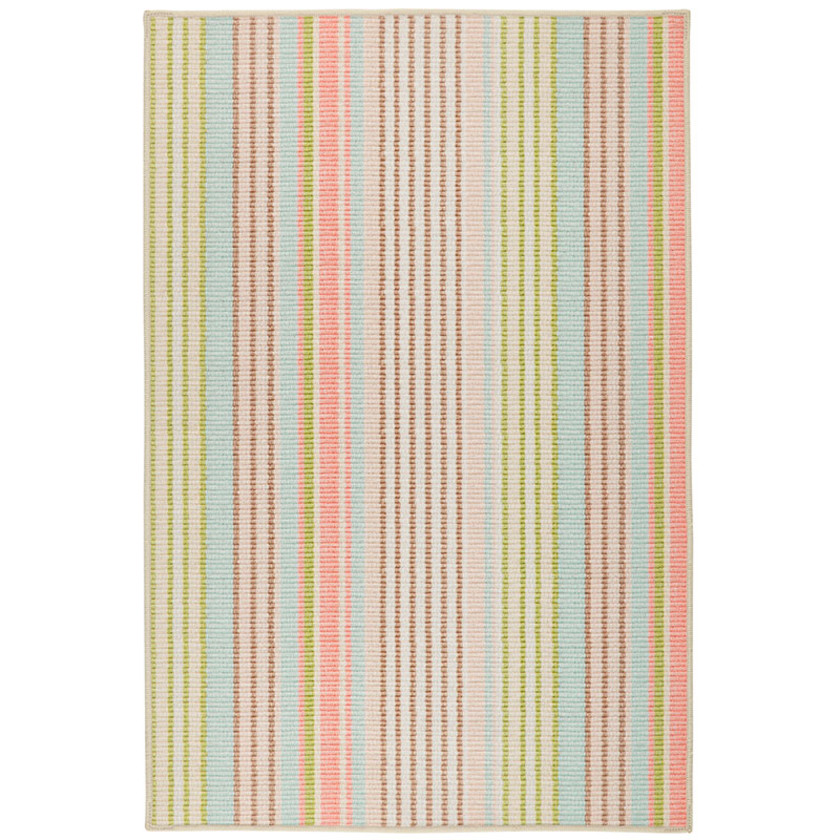 Ana Ticking Washable Rug