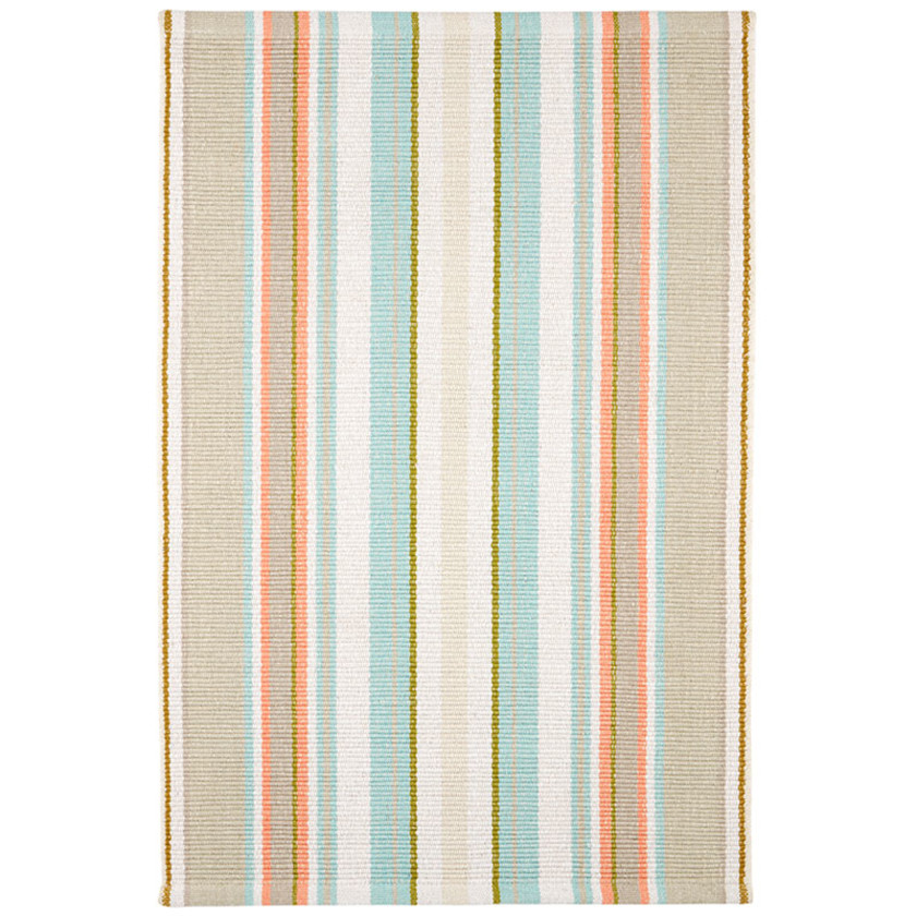 Daphne Stripe Handwoven Cotton Rug