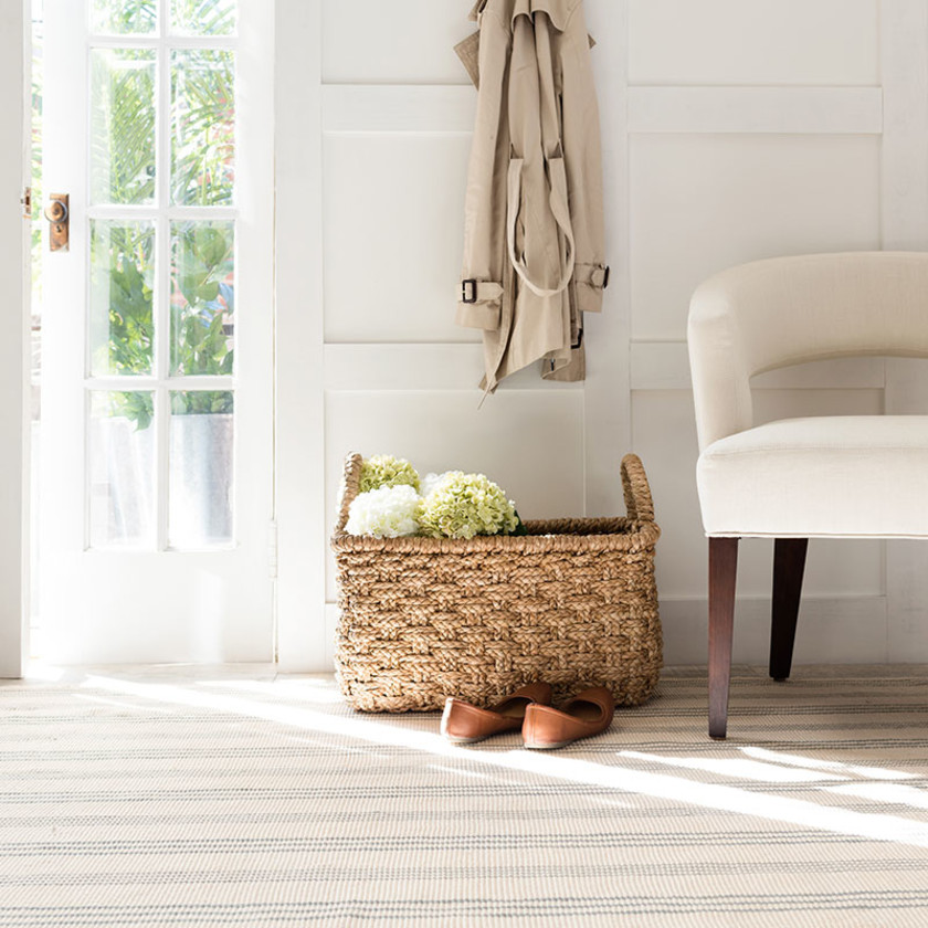 Swedish Stripe Handwoven Cotton Rug