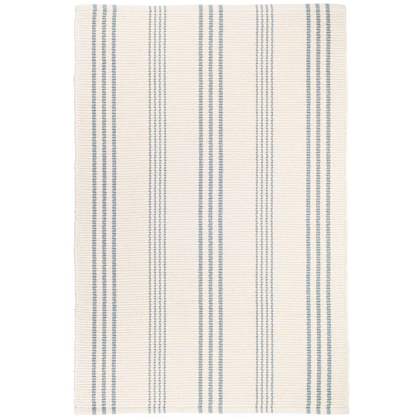 Swedish Stripe Handwoven Cotton Rug