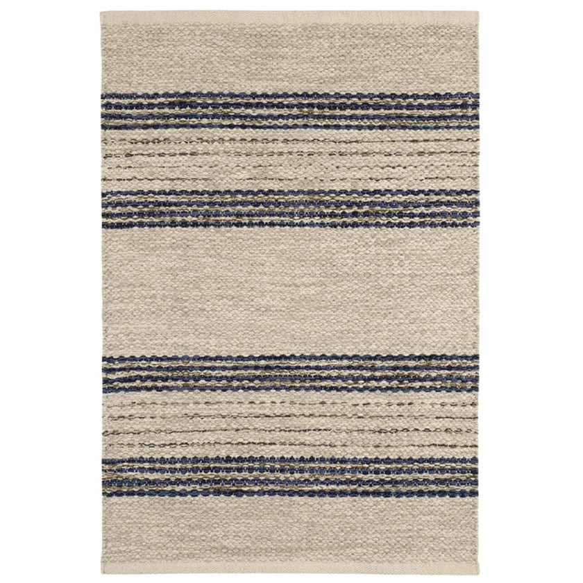 Cielo Stripe Handwoven Cotton Rug