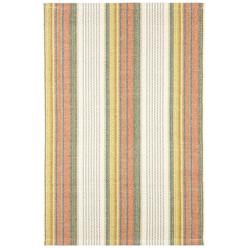 Sloane Stripe HandwovenCotton Rug