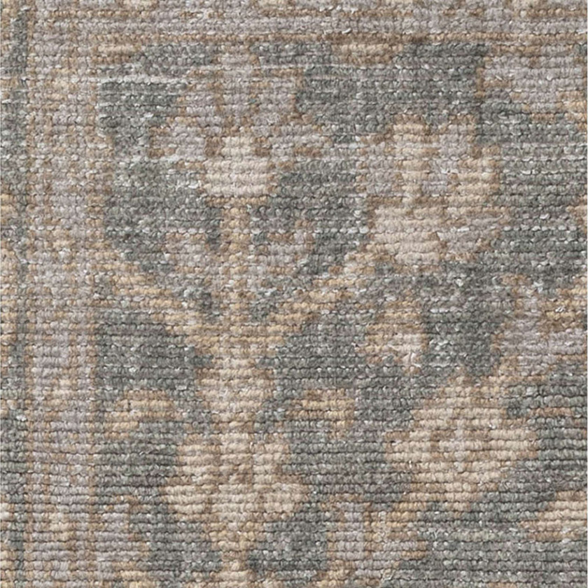 Hand Knotted Antique Wool Rug -  Blue, 2' x 3',Blue