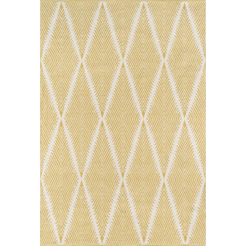 Diamond Leaf Handwoven Outdoor Rug
