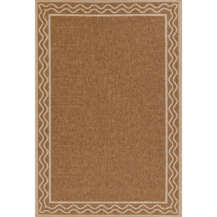 Wave Border Outdoor Rug