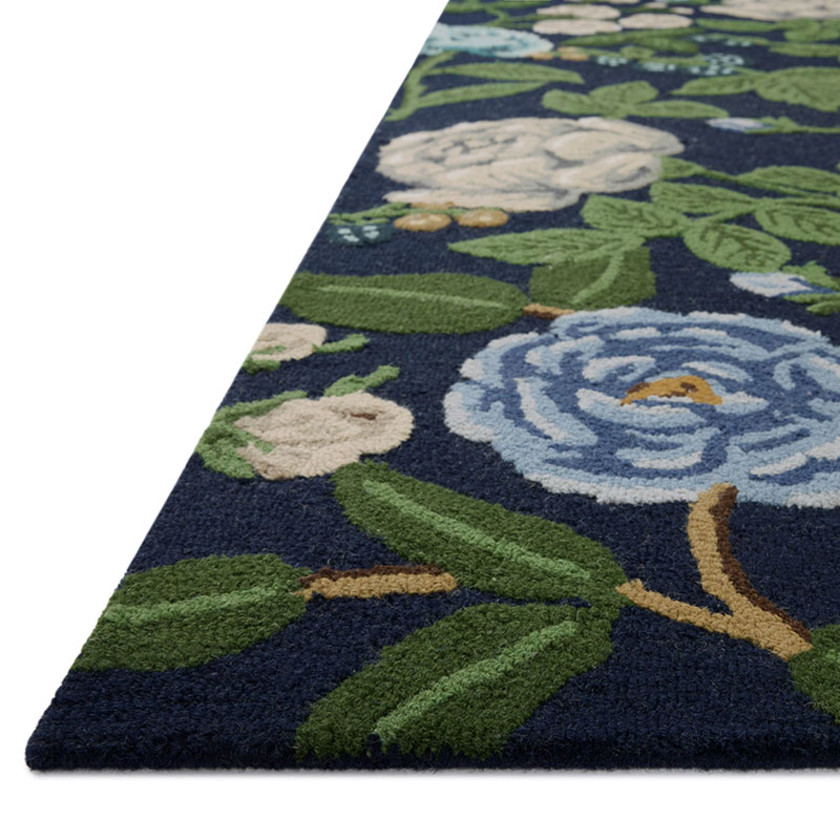 Highgrove Wool Rug,Navy