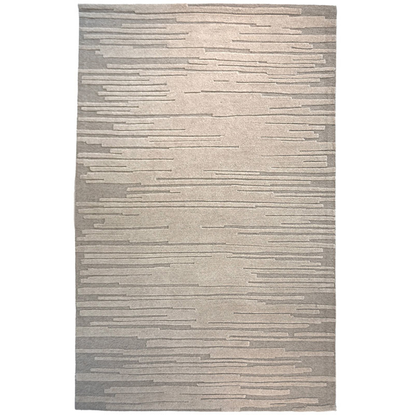 Tonal Textured Hand Tufted Wool Rug