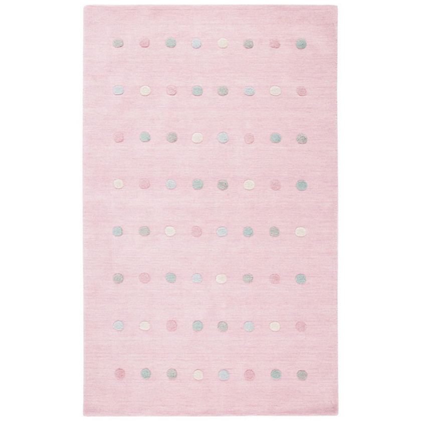 Dotted Stripe Hand Tufted Wool Rug