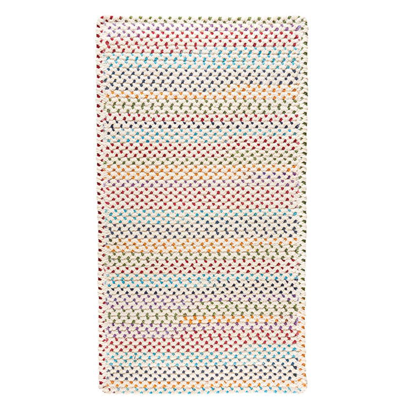 Dramatic Static Reversible Braided Rug