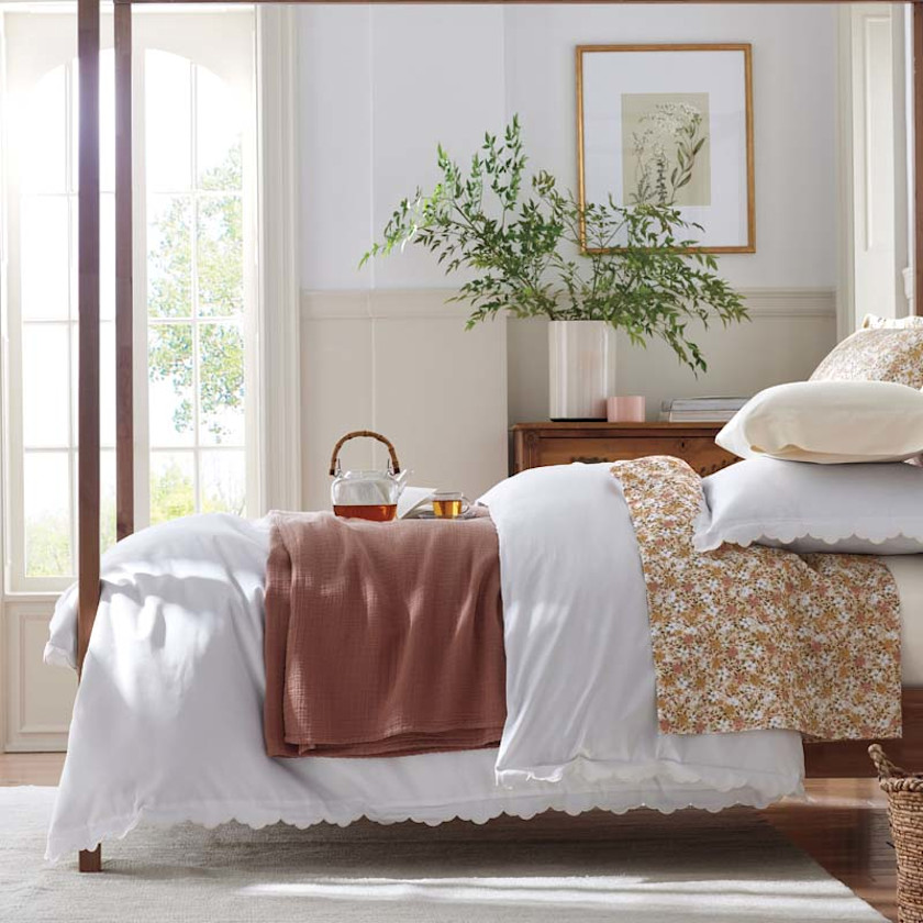 Ramsey Hand Knotted Wool Rug,Ivory