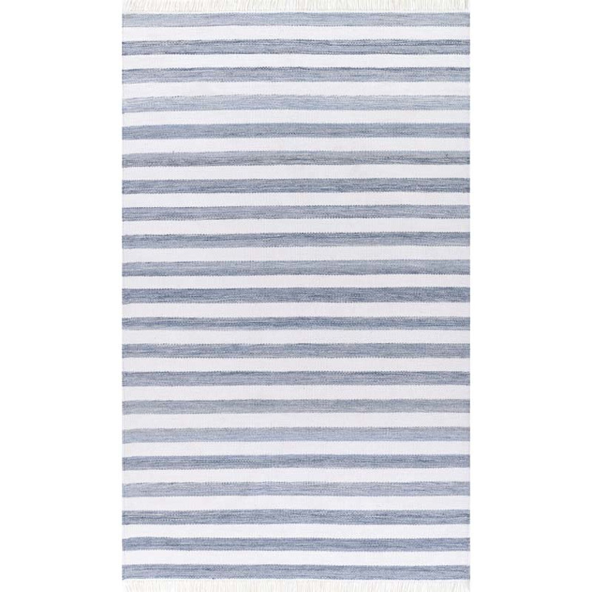 Handwoven Striped Performance Rug