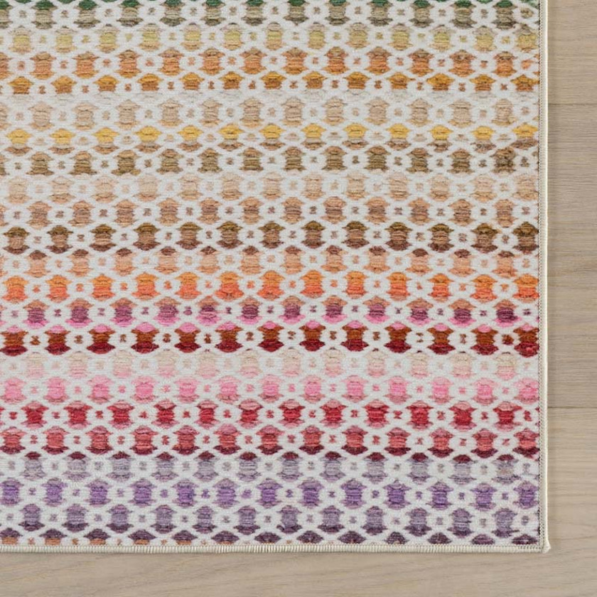 Poppy Washable Rug,Multi