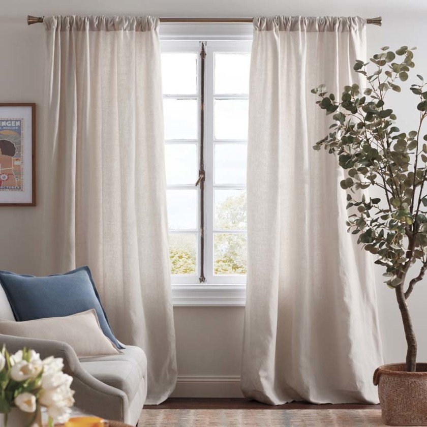 Linen Window Curtain