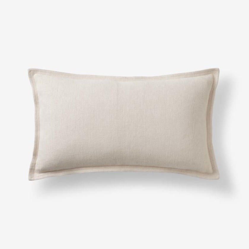 Linen Decorative Lumbar Pillow Cover