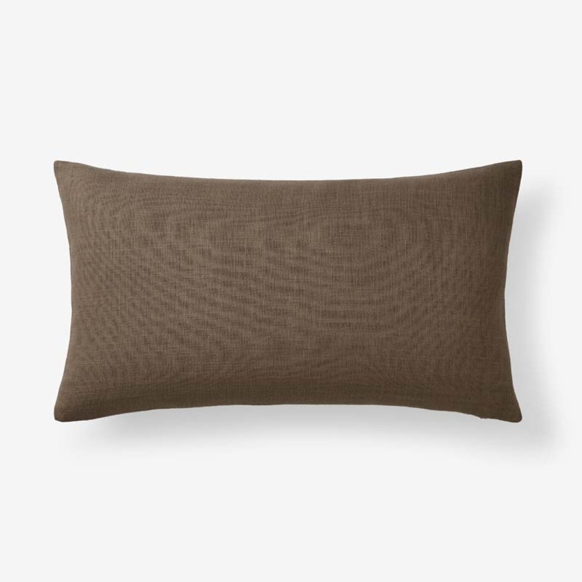 Textured Cotton Lumbar Pillow Cover | The Company Store