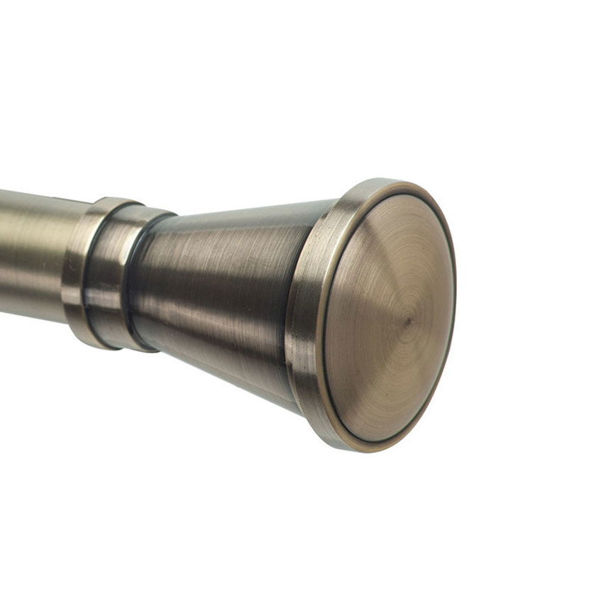 Taper Finial and 1" diameter Rod Set - Antique Gold, 48",Antique Gold