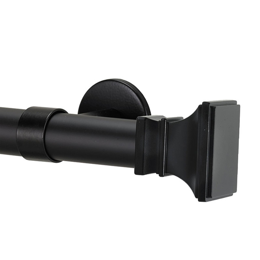 Flared Square Finial and 1" diameter Rod Set
