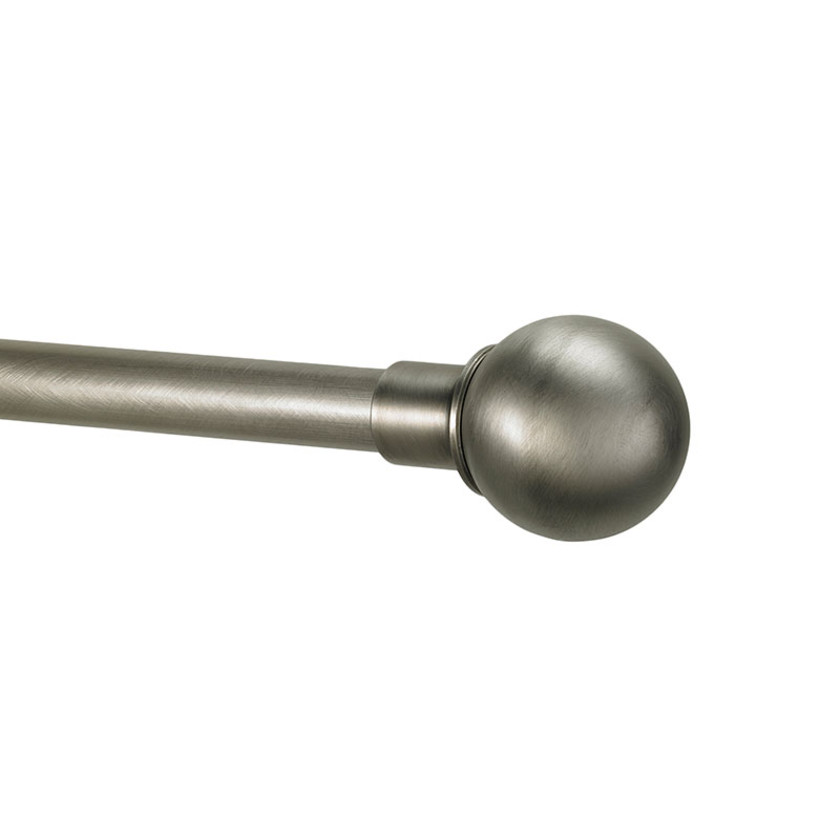 Ball and .75" diameter Rod Set - Pewter, 48",Pewter