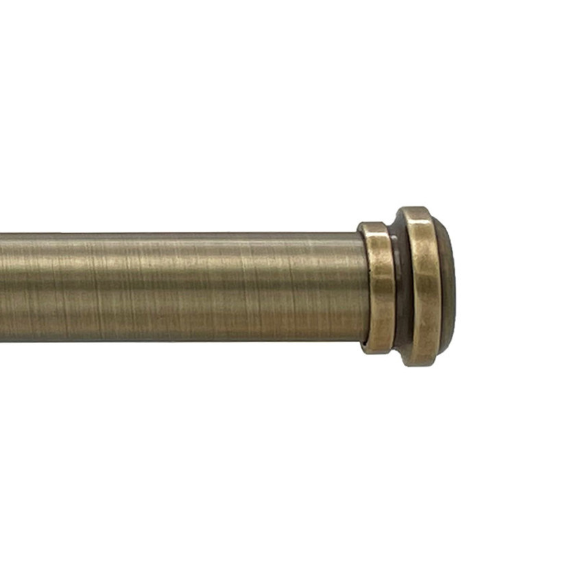 Spile Finial and 1" diameter Rod Set - Antique Gold, 48",Antique Gold