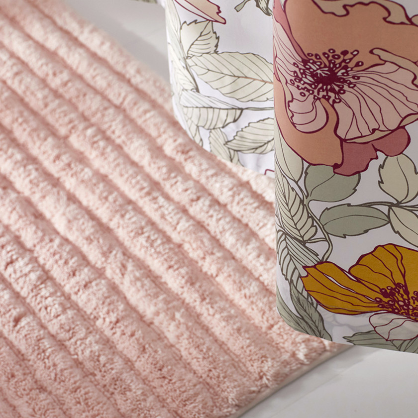 21 x 34Quick Dry Bath Rug by Micro Cotton® - Blush, 21 x 34,Blush