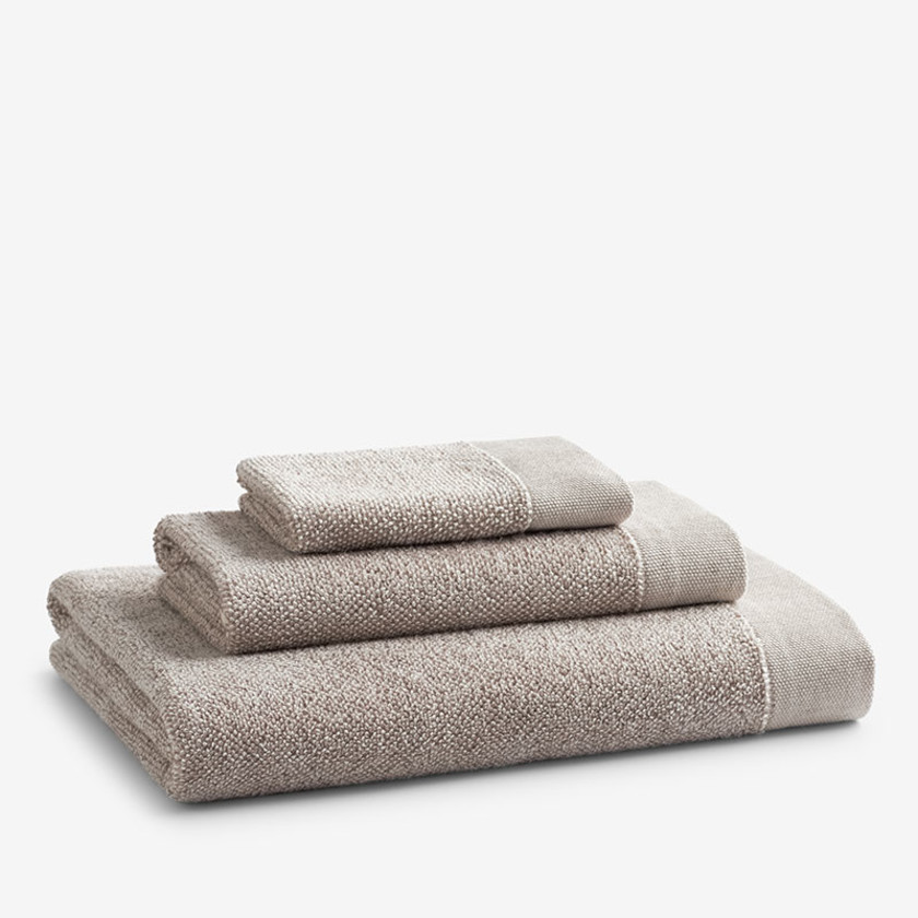 Cotton and Linen Mélange Bath Towel