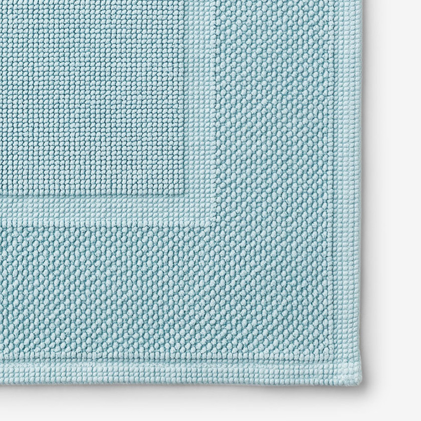 Sterling Cotton Bath Mat - Aqua Haze,Aqua Haze