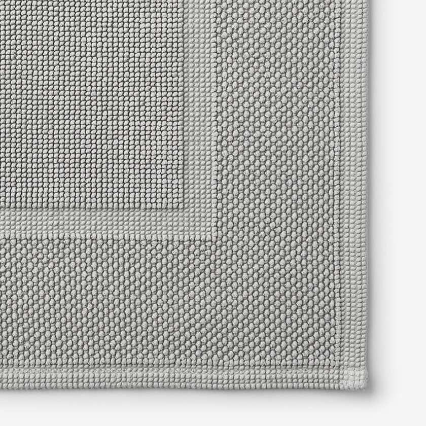 Sterling Cotton Bath Mat - Light Gray,Light Gray