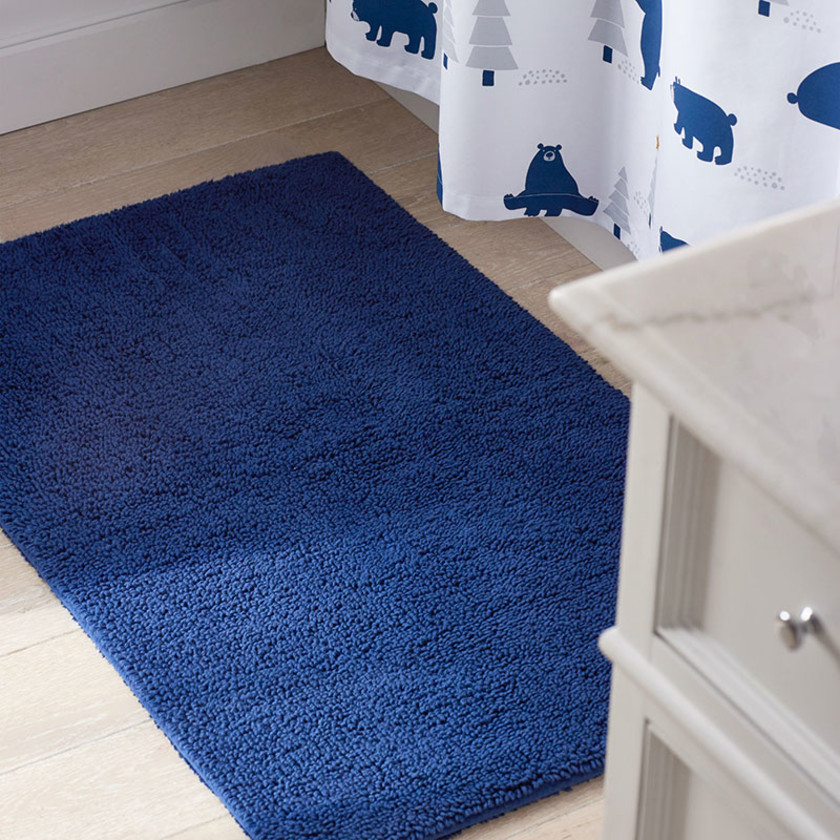 Bath Rug - Royal Blue, 17 in. x 24 in.,Royal Blue