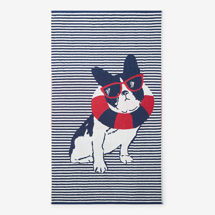 Printed Terry Beach Towel The Company Store