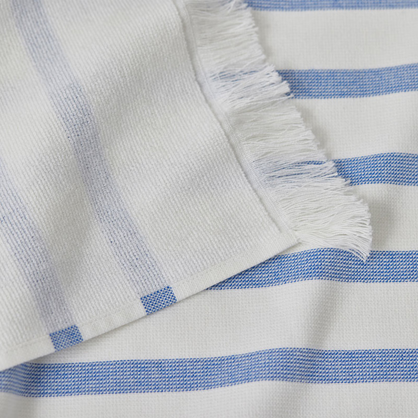 Hammam Cotton Beach Towel - Blue Stripe,Blue Stripe