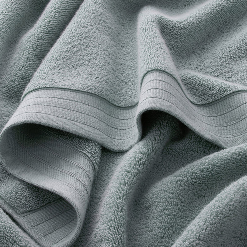 Plush Spa Solid 4-Piece Bath & Hand Towel Set - Seaspray,Seaspray