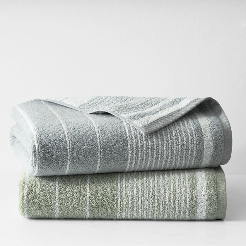 Plush Spa Stripe Bath Towel