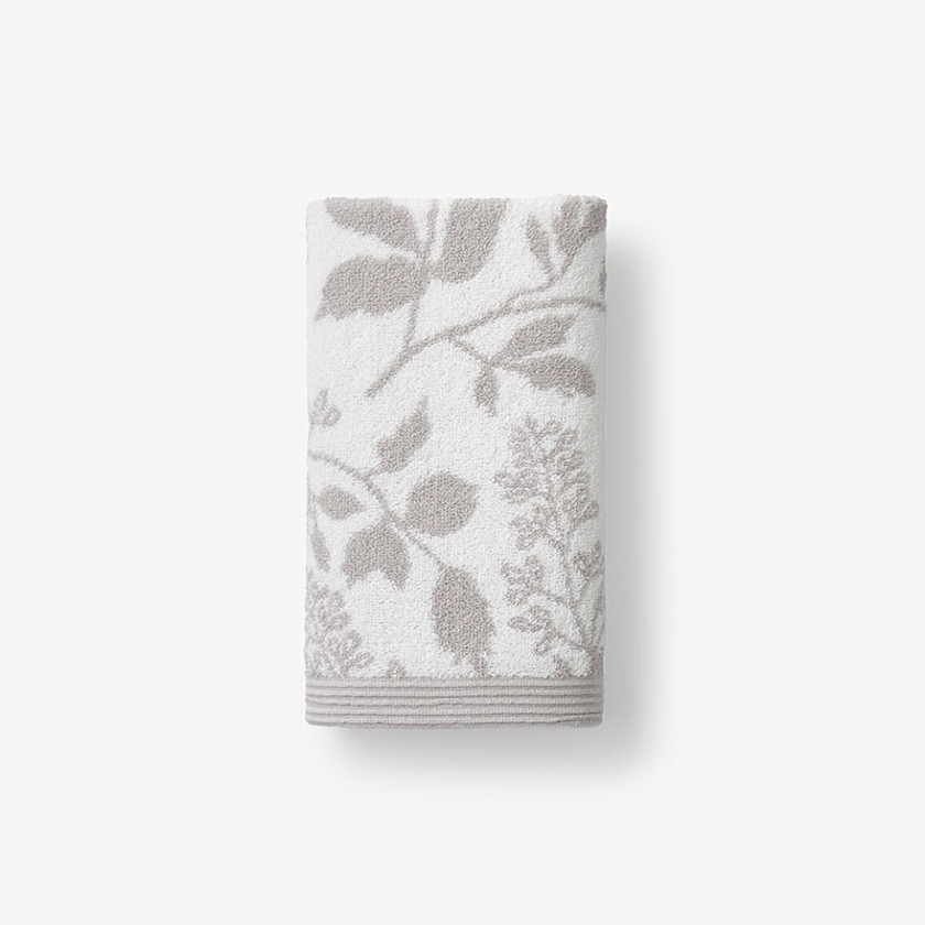 Ginkgo and Wildflower Jacquard Bath Towel