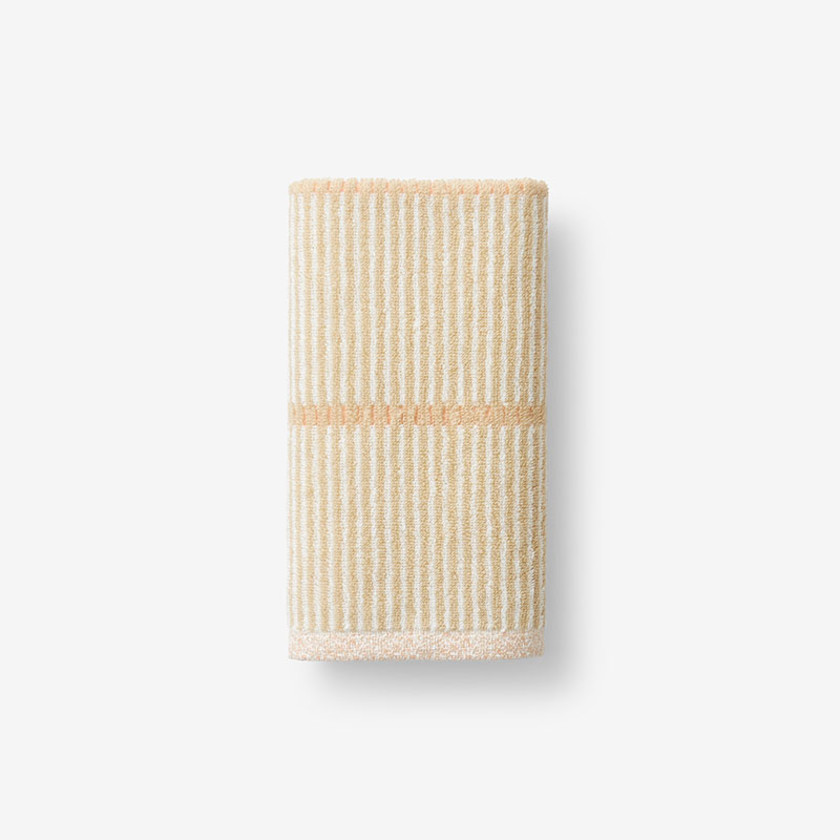 Narrow Stripe Reversible Cotton Towel