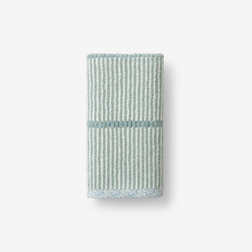 Narrow Stripe Reversible Cotton Towel