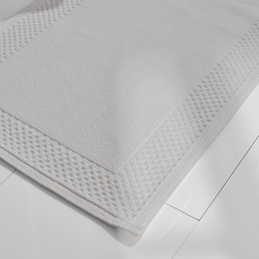 Sterling Cotton Bath Mat - Silver Mist, 17 in. x 24 in.,Silver Mist