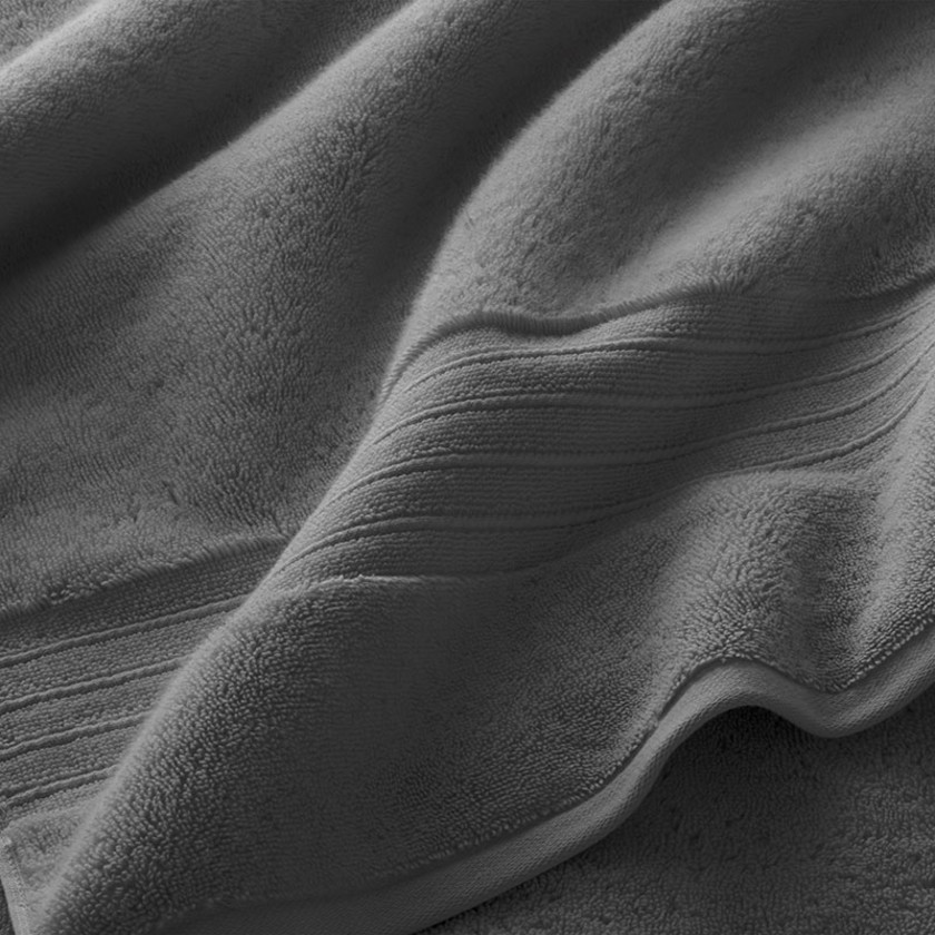 Mirage Aegean Cotton Bath Towel,Slate Gray