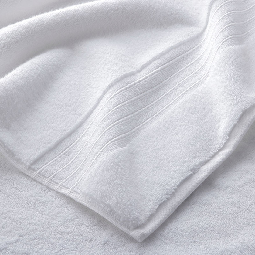 Mirage Aegean Cotton Bath Towel - White,White