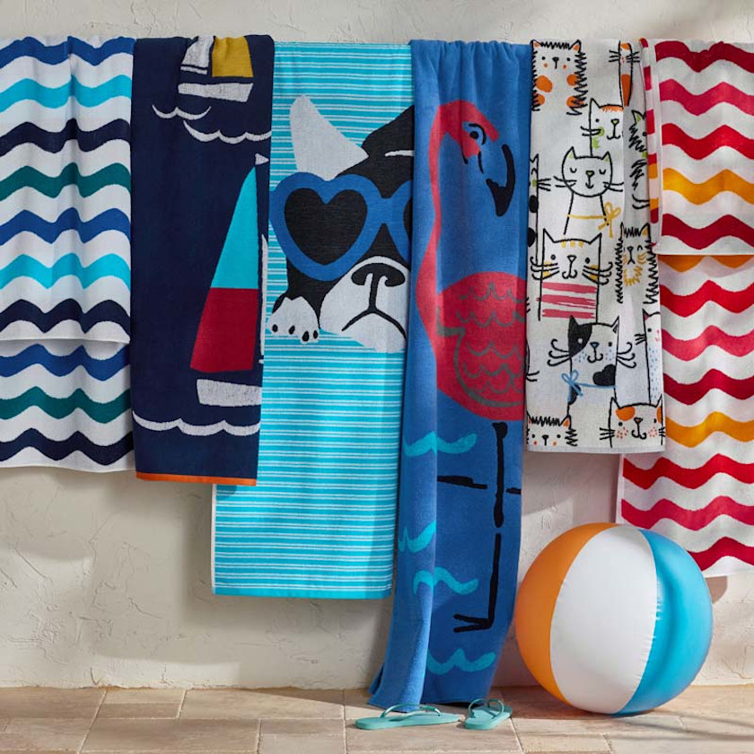Cotton Terry Beach Towel