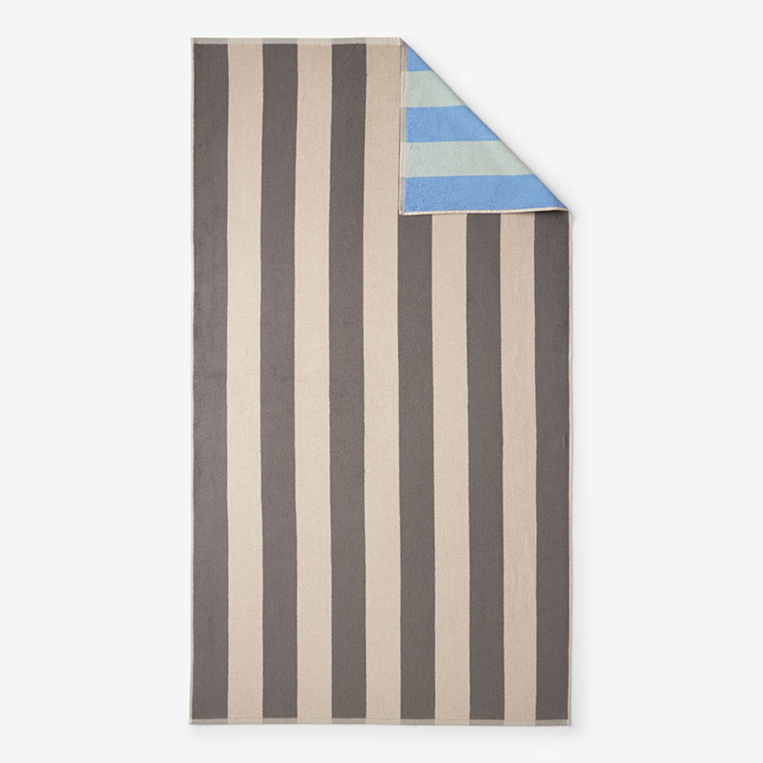 Cabana Stripe Reversible Beach Towel