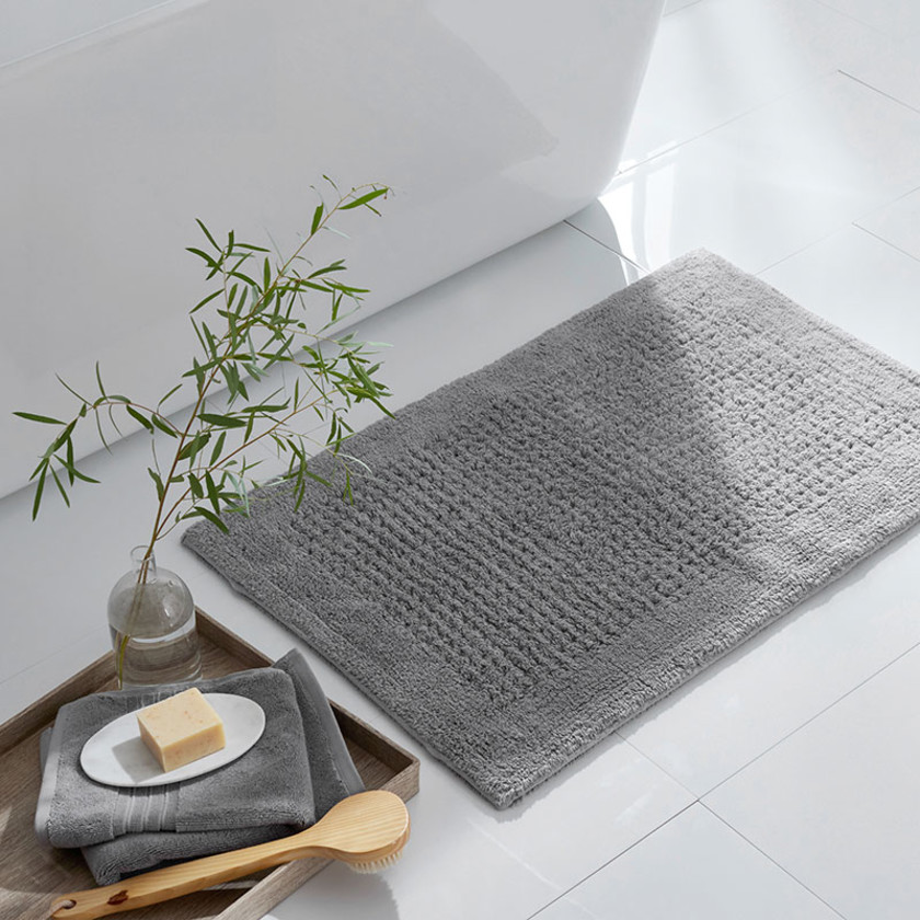 Mirage Bath Rug - Slate Gray, 17 in. x 24 in.,Slate Gray