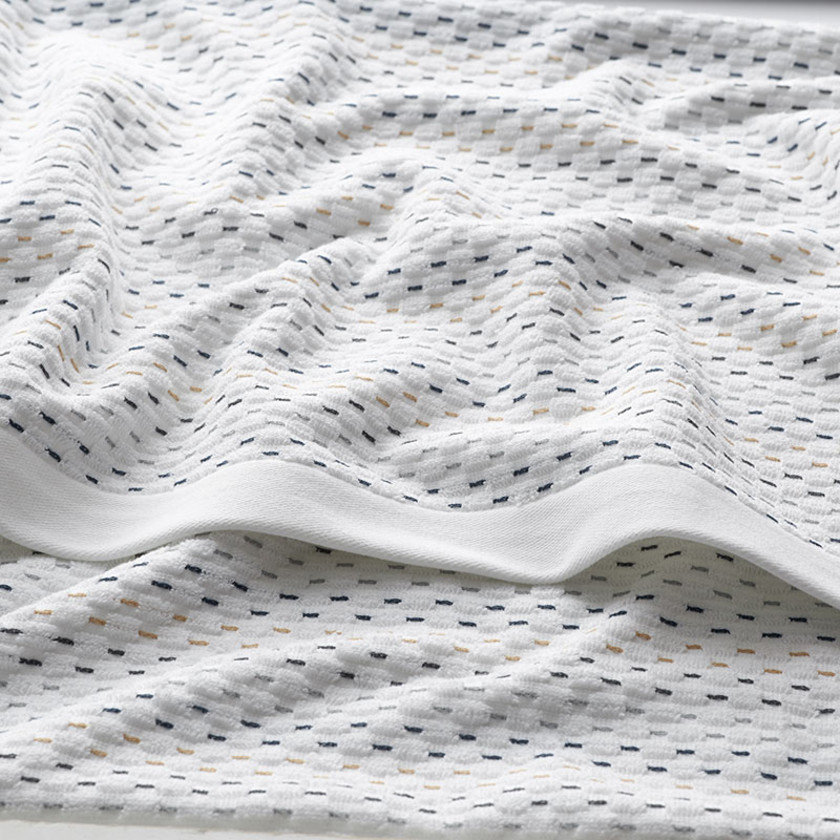 Dash & Stripe Washcloths, Set of 2 - Dash Gray,Dash Gray