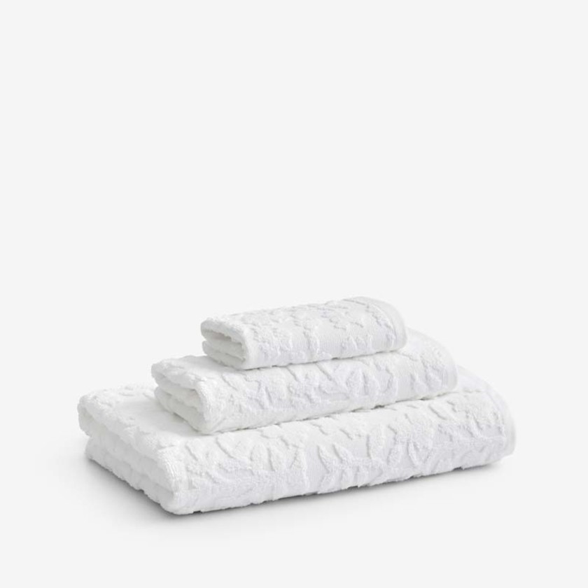 Floral Jacquard Bath Towel