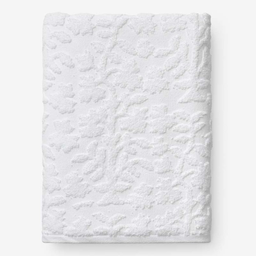 Floral Jacquard Bath Towel