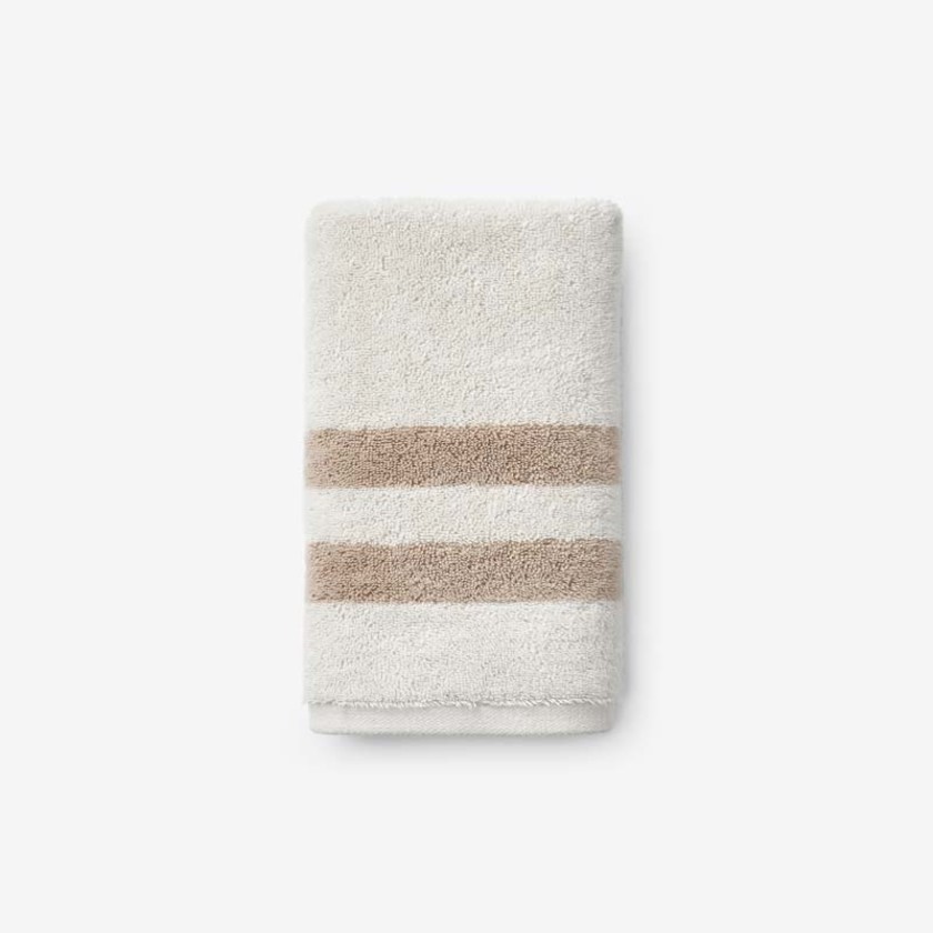 Mirage Aegean Cotton Reversible Stripe Bath Towel