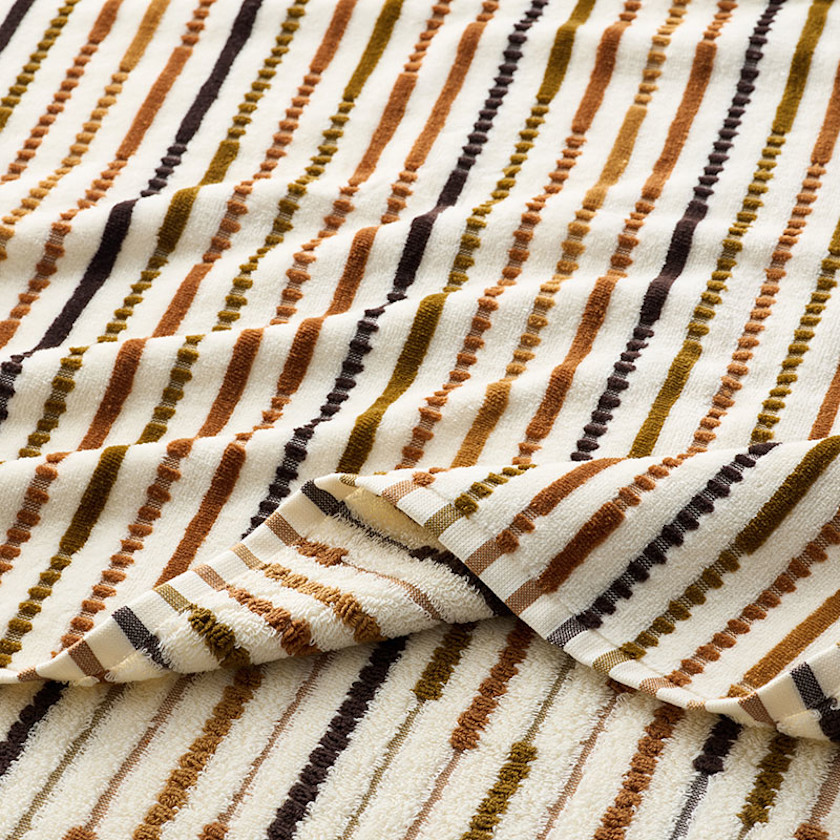 Stripe Velour Hand Towel - Multi,Multi